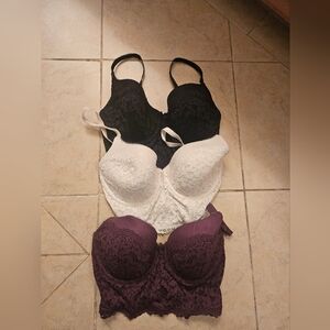 Victorias secret corset bra bundle 34ddd